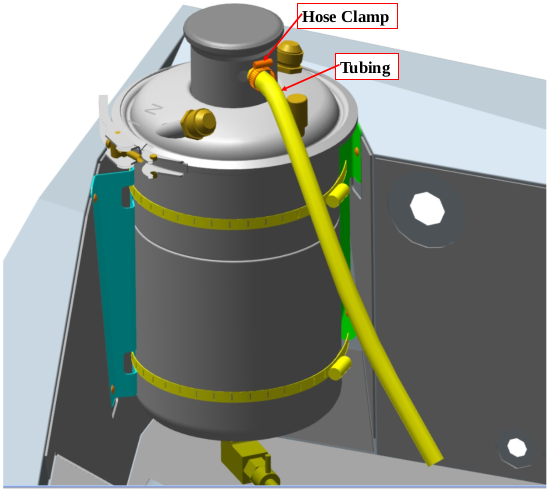 Replace Oil Tank Overflow Hose